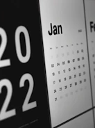 A calendar marked with important dates, highlighting cancellation deadlines.