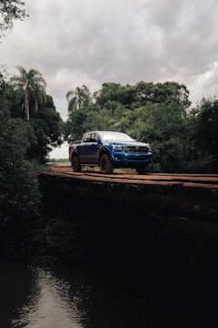 a car parked on the side of a road