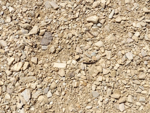 a close up of a rock and gravel surface