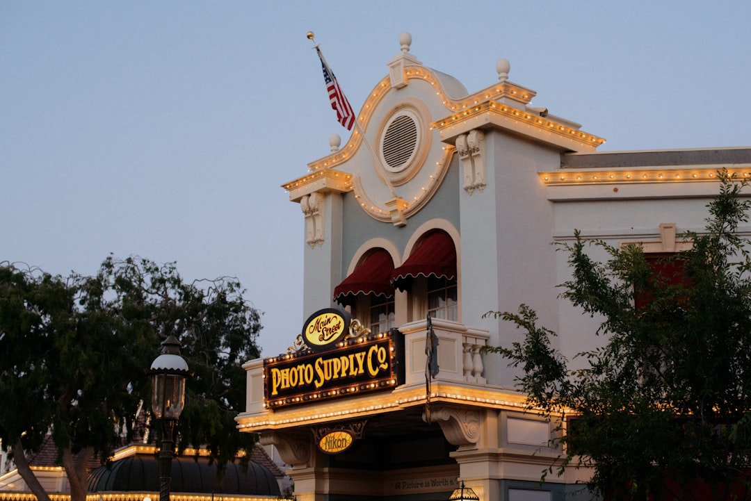 a building with a clock on the front of it,