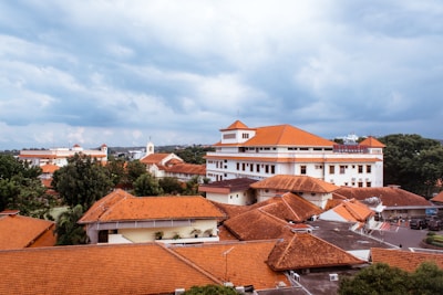 a view of a city with a lot of buildings