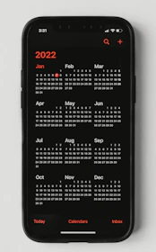 An illustration of a calendar with notifications popping up on a smartphone screen.