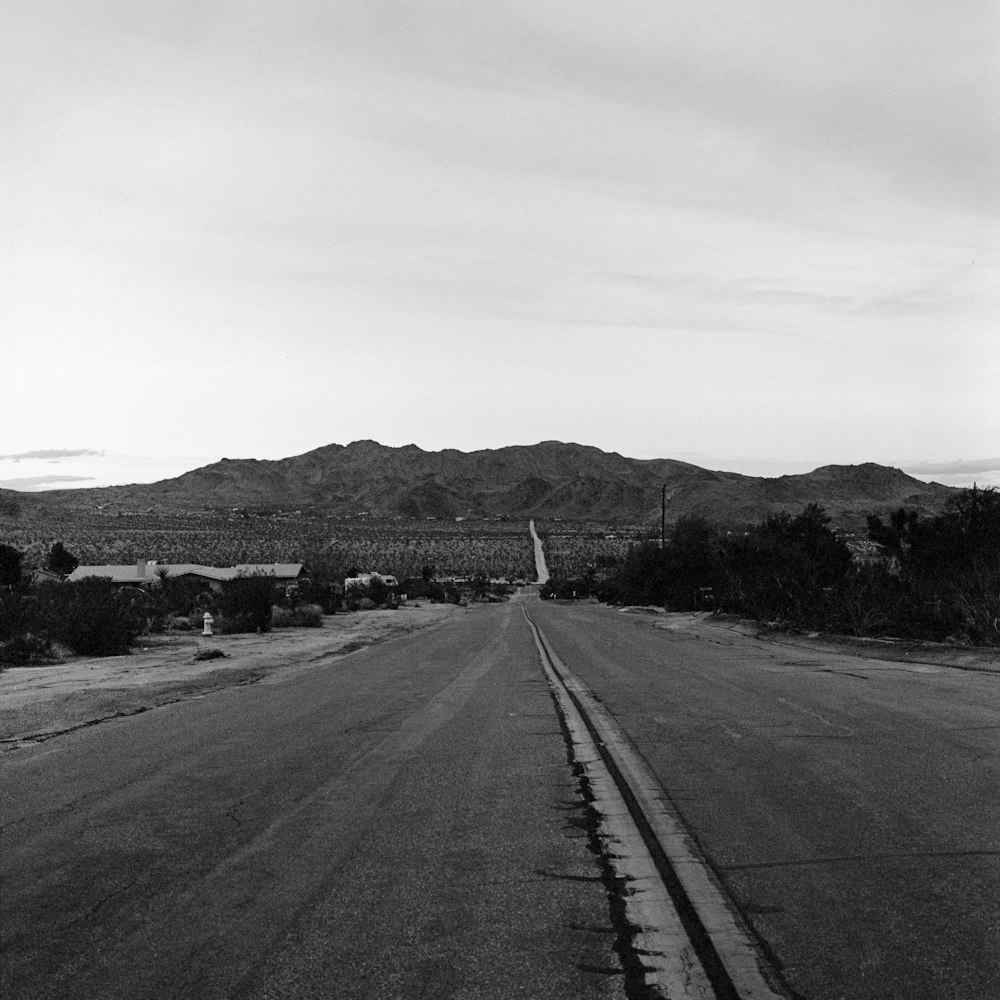 an empty road