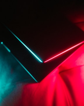 3D scanner emitting blue neon light scanning a futuristic object