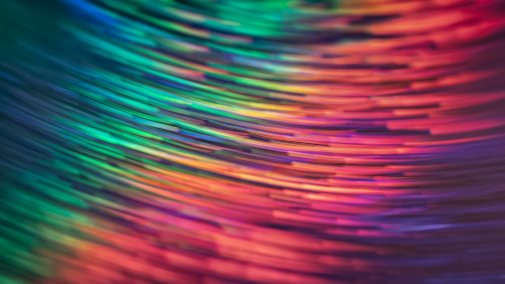 a close up of a multicolored background
