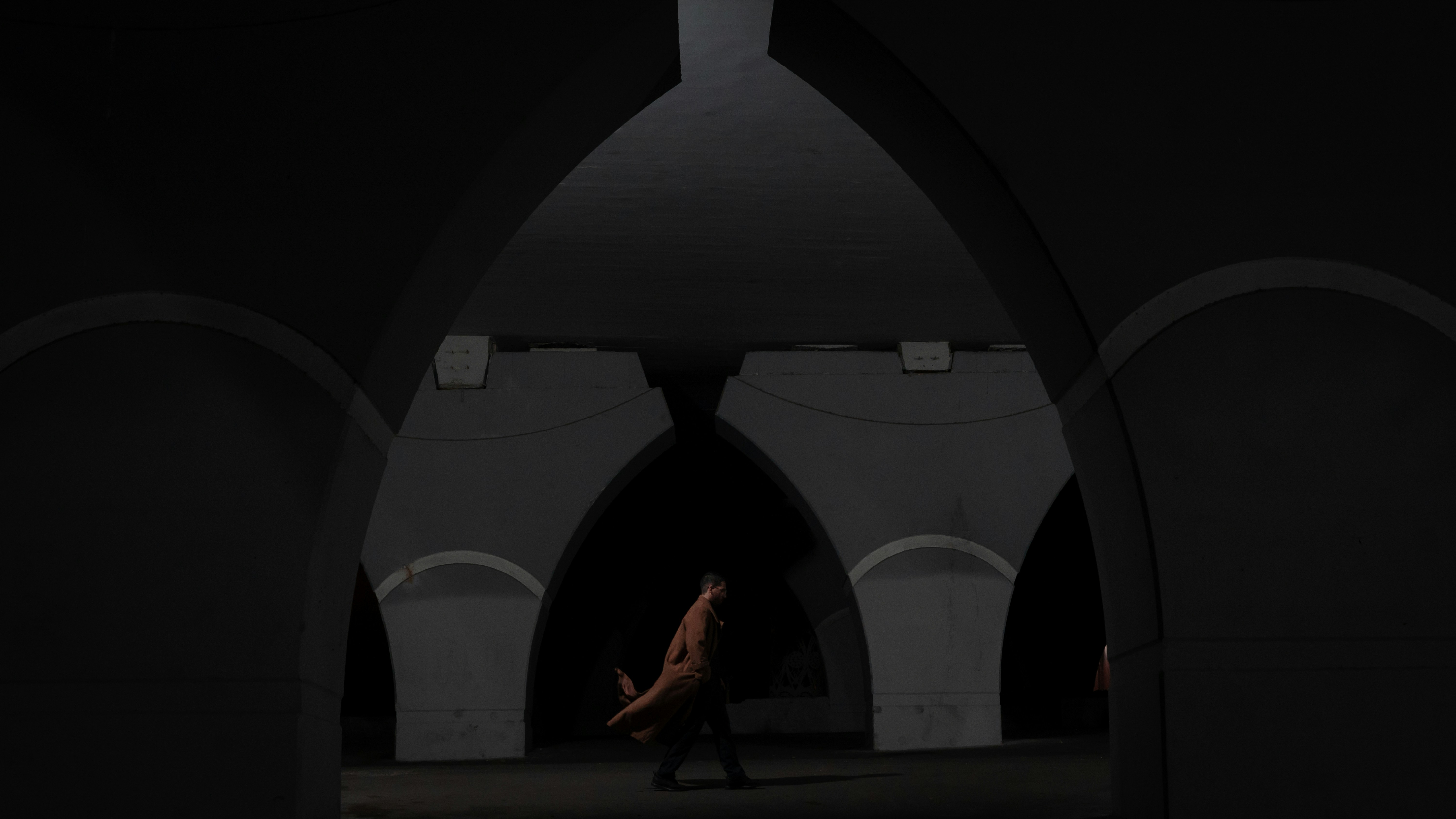 Belly dancer silhouette