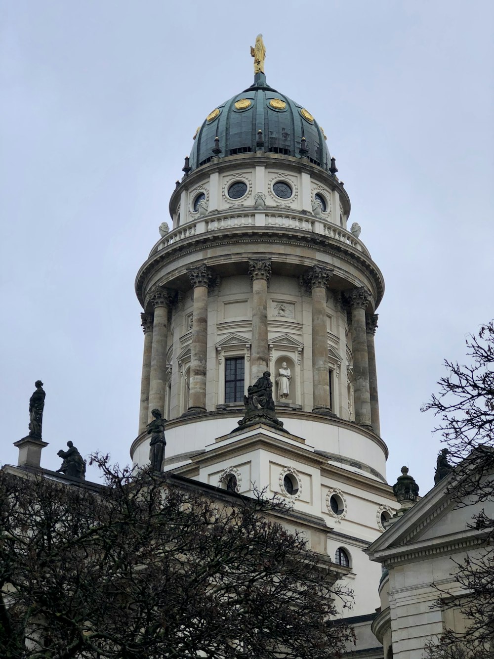 a large building with a dome on top of it