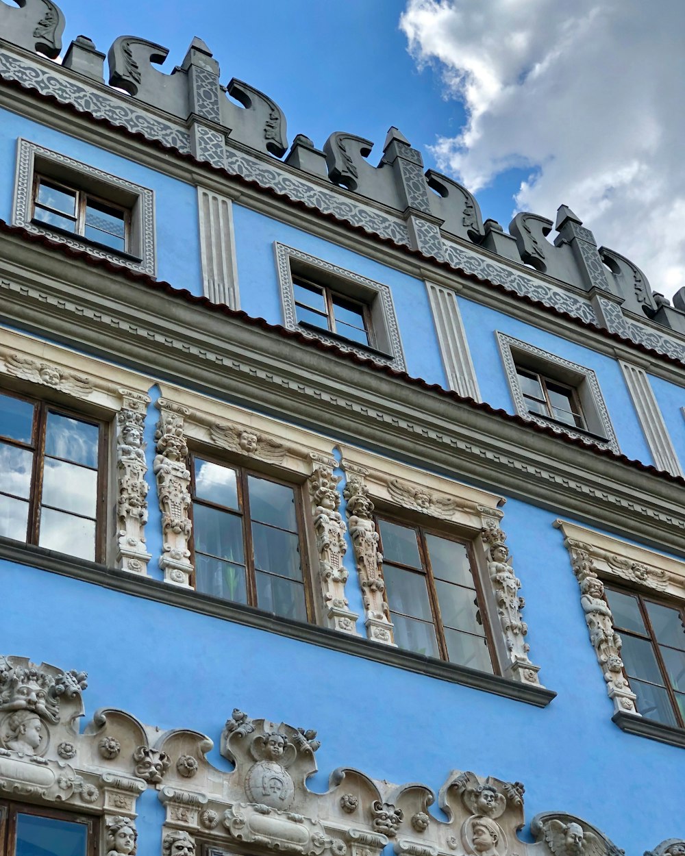 a large old building with many windows