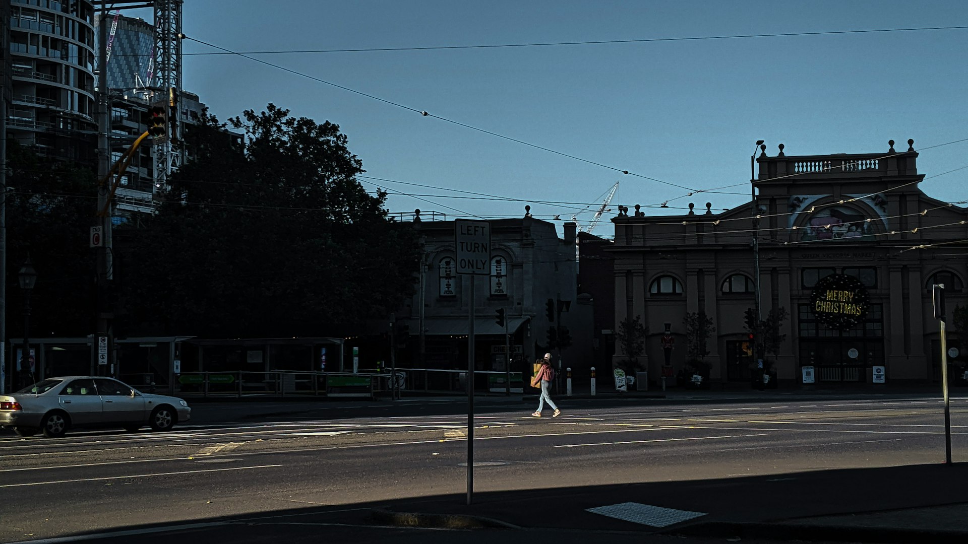 Bustling Melbourne Street