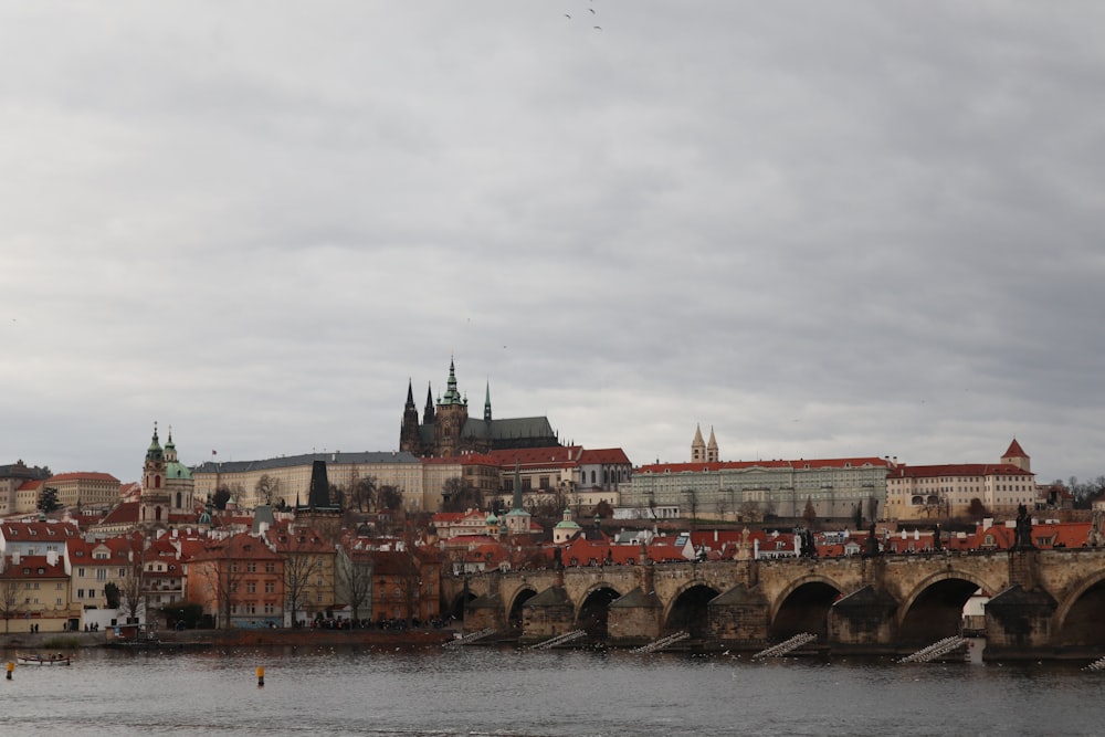 a view of a city from across a river