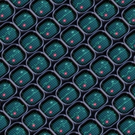 a computer generated image of a bunch of circles