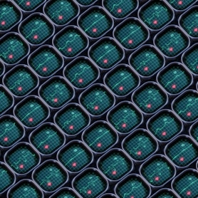 a computer generated image of a bunch of circles