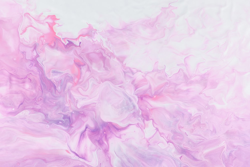 a very pretty pink and purple liquid painting