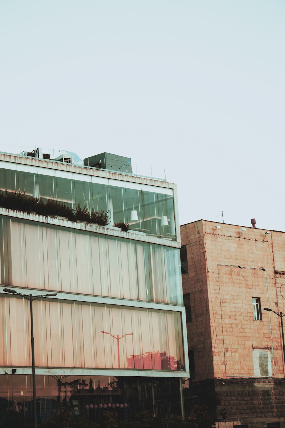 a tall building with a lot of windows