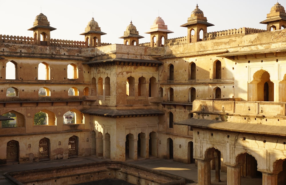 a large building with many windows and arches