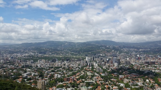 Vista de Caracas desde lo alto.