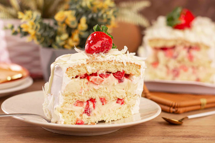 Pastel de fresas