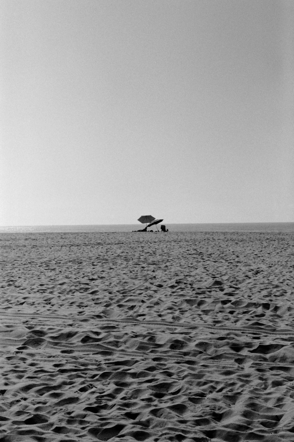a black and white photo of a plane flying over a beach
