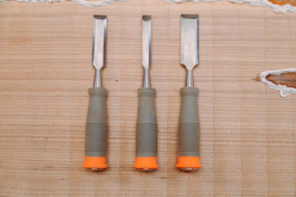 a couple of tools that are on a table