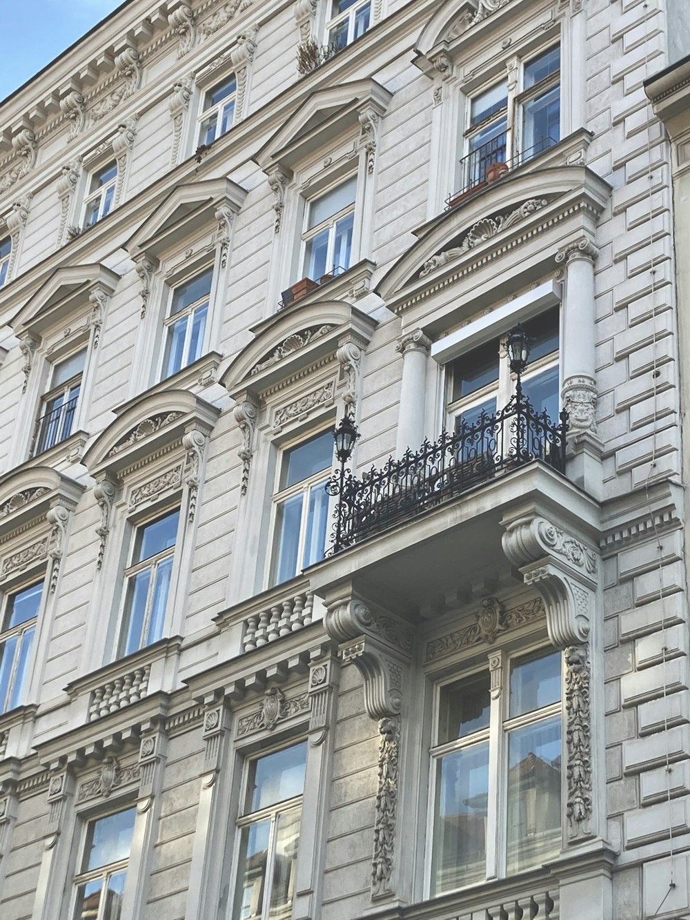 a building with a clock on the front of it