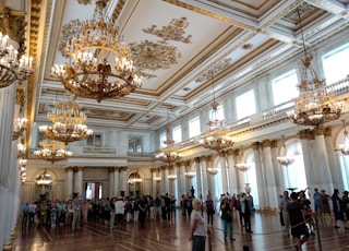 Inside of The State Hermitage Museum in Saint Petersburg, Russia