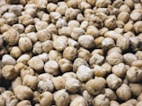 a close up of a bunch of nuts