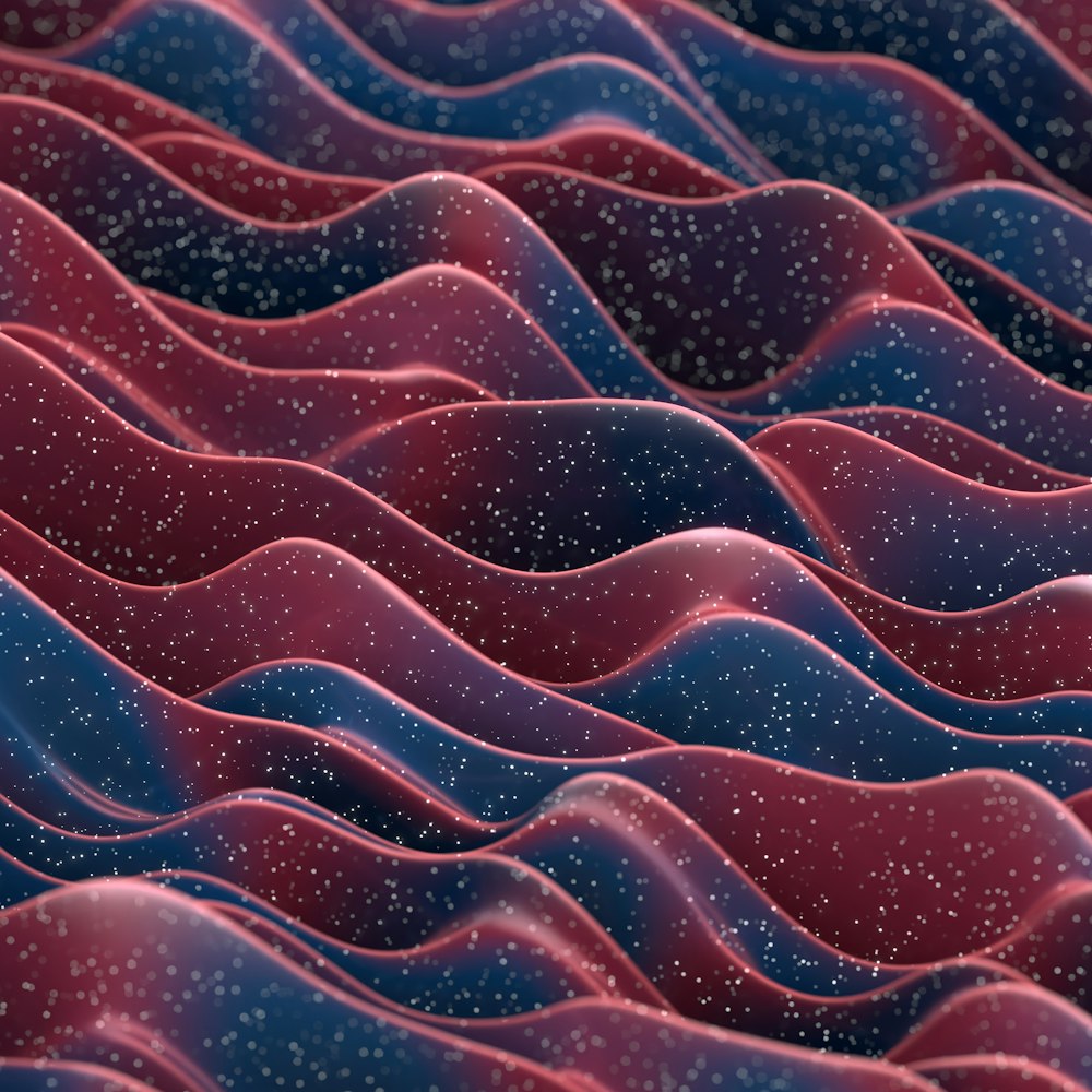 a computer generated image of a wave of water