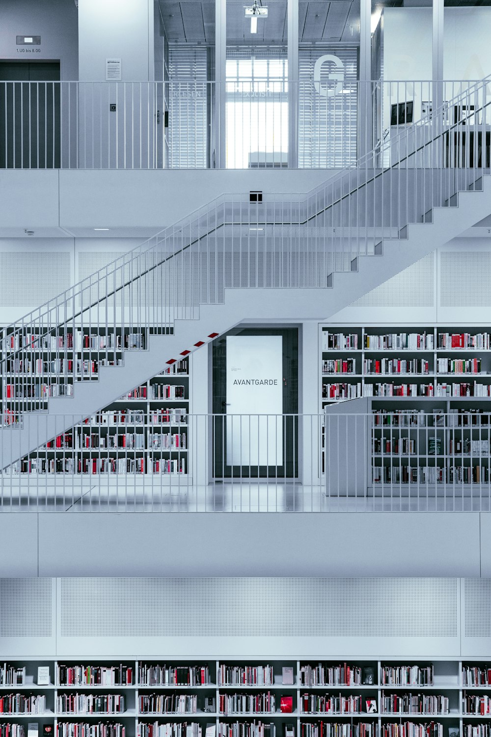 a large library filled with lots of books