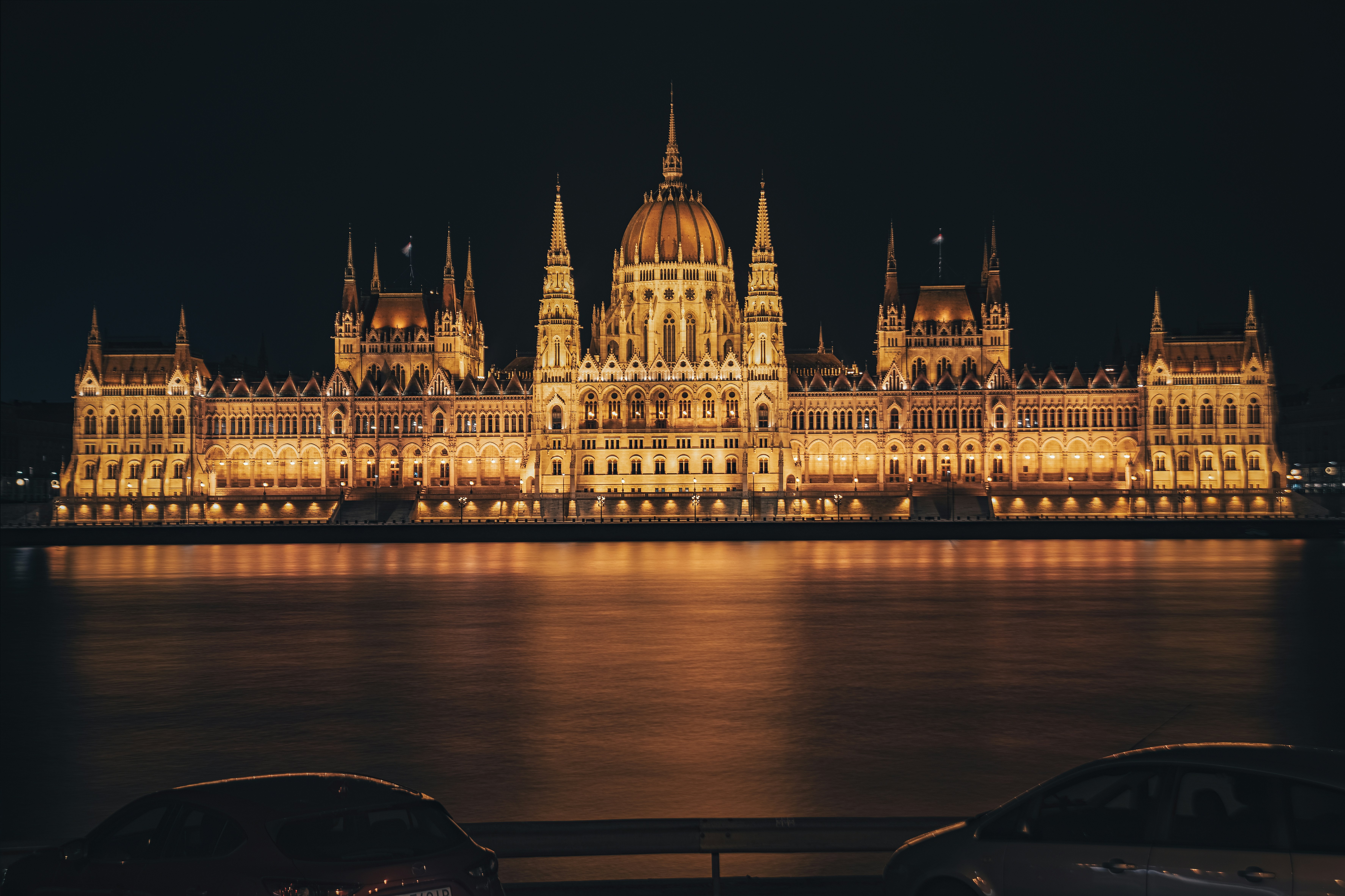 Hungary Parliament night 2022