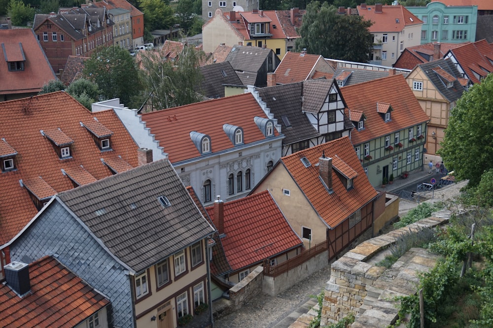 a group of buildings that are next to each other