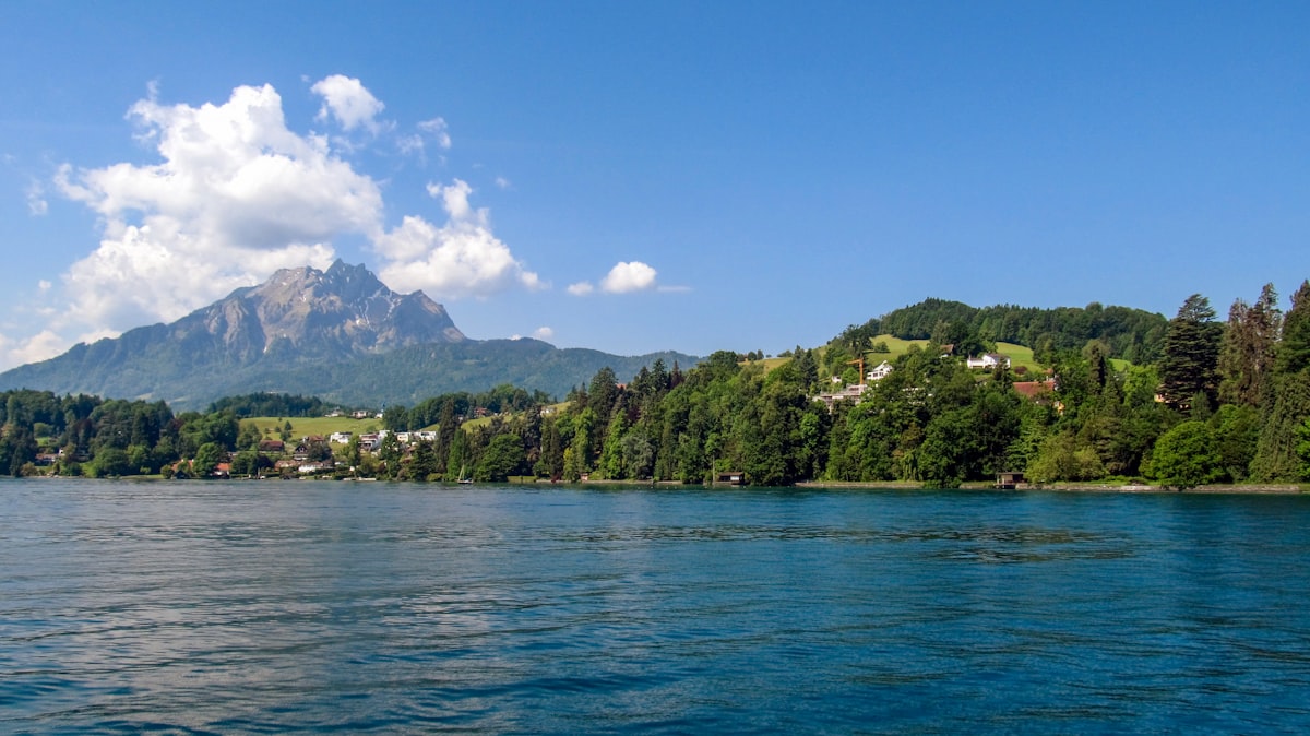 View Of Lake Lucerne And The Pilatus With Lucerne