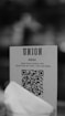 a piece of paper with a qr code on it