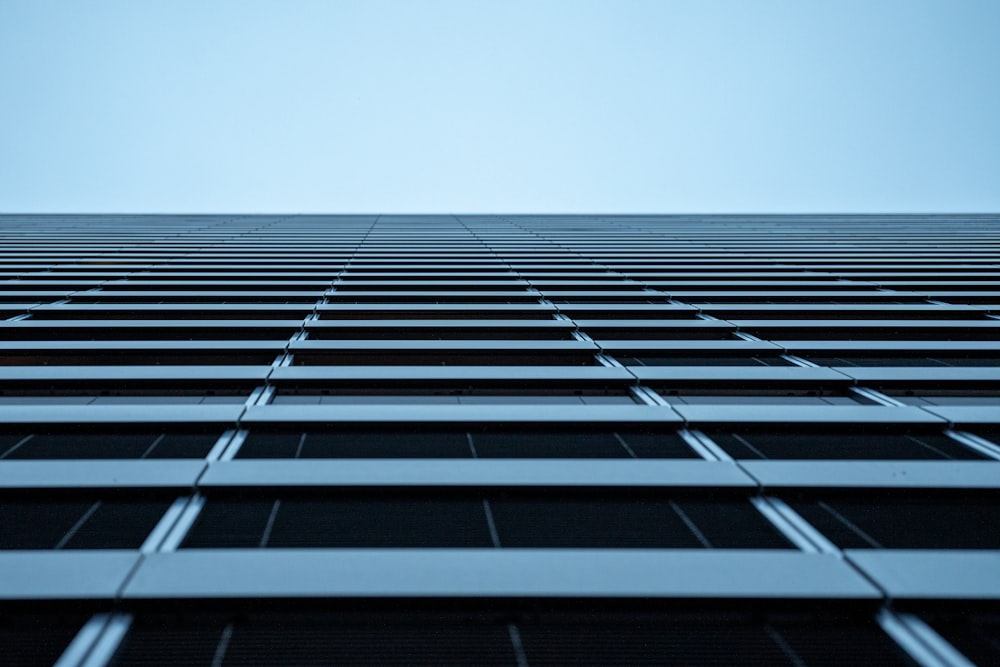 a very tall building with lots of windows