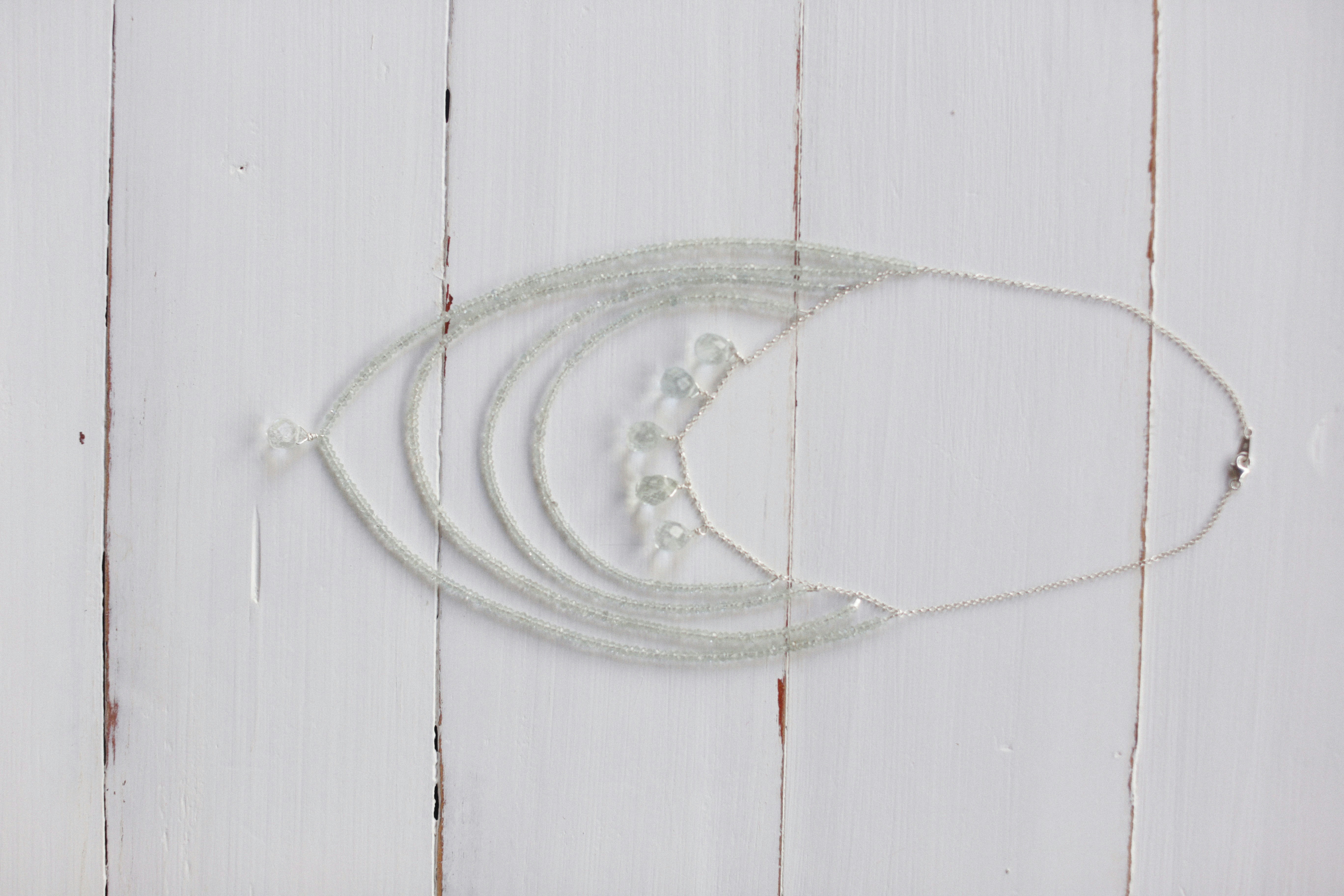 Elegant Rice Bead Necklace