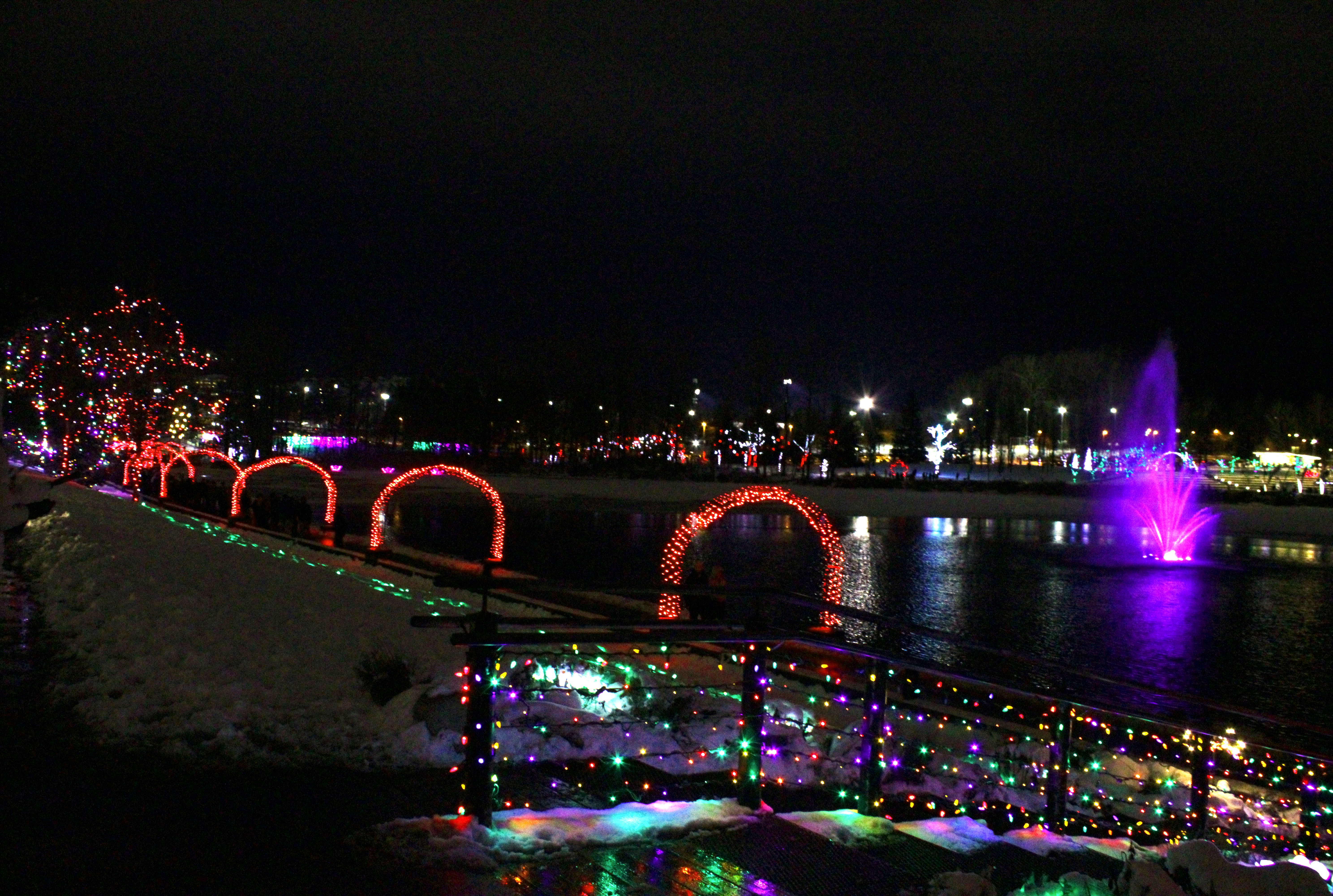 Lights at Lafarge Lake