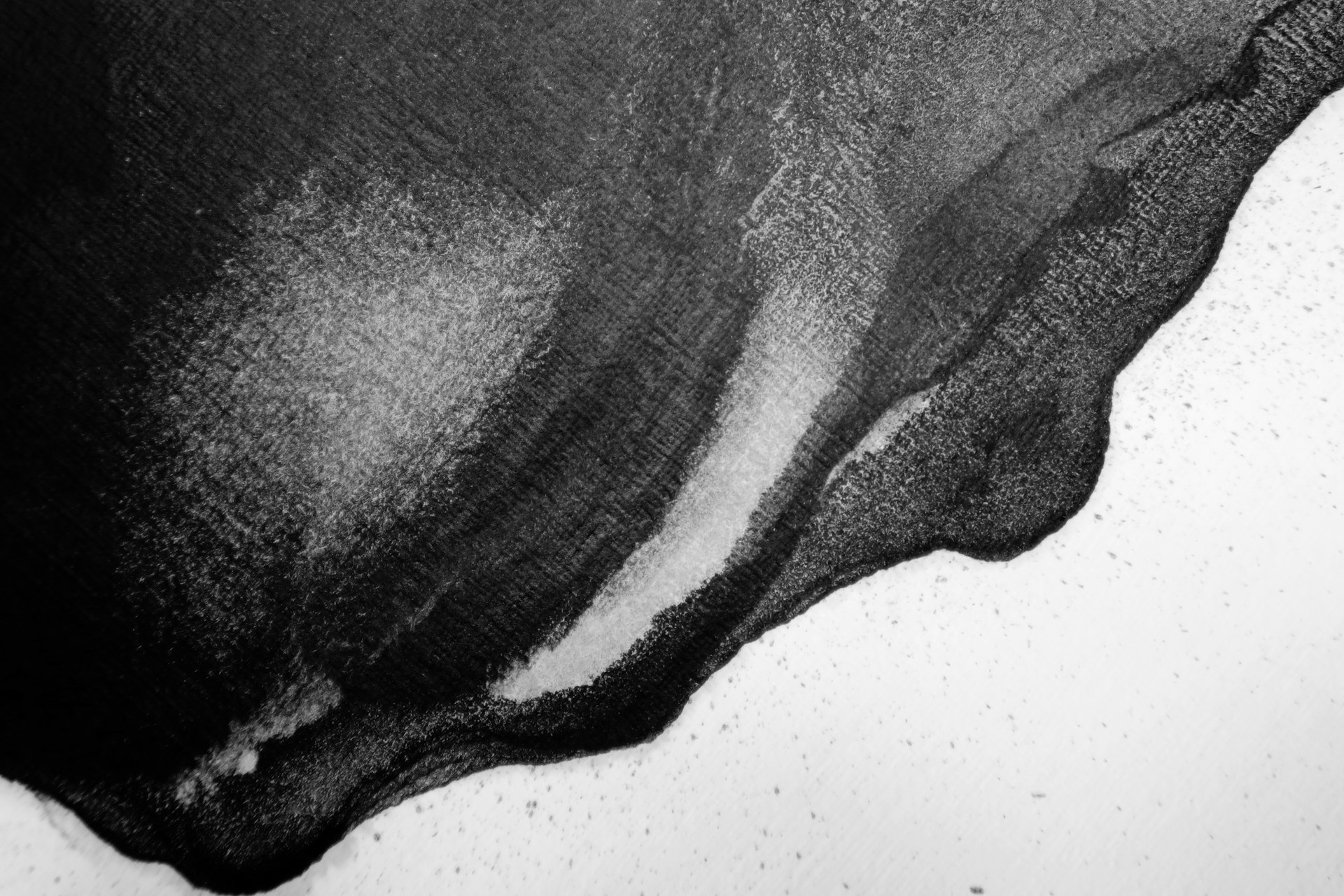 a black and white photo of a piece of cloth