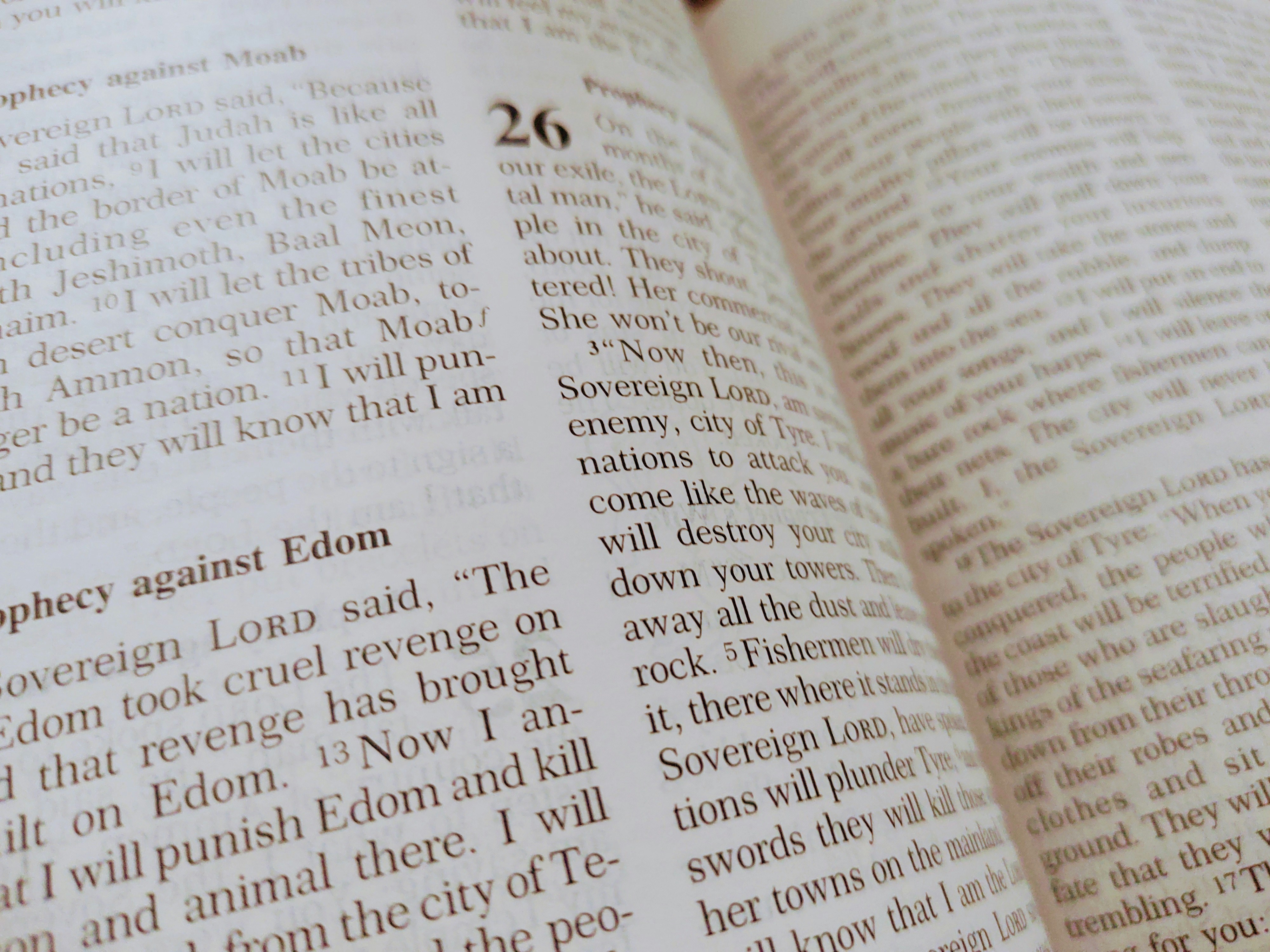 un gros plan d’un livre ouvert avec des mots dessus