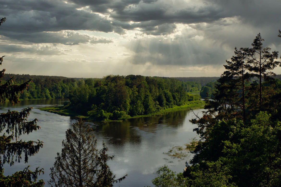 Beautiful landscape of Lithuania
