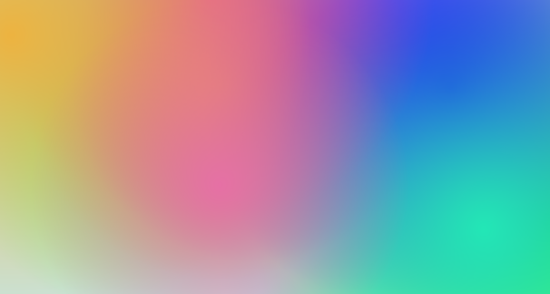 A blurred gradient background smoothly transitioning through various colors including pink, blue, green, and yellow, creating a soft and calming effect.