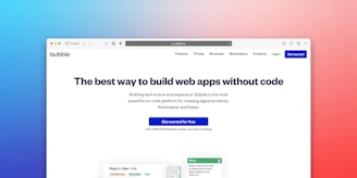 the best way to build web apps without code