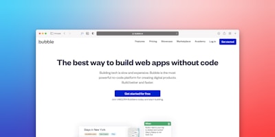 the best way to build web apps without code