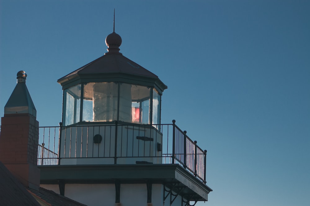 a light house on top of a building