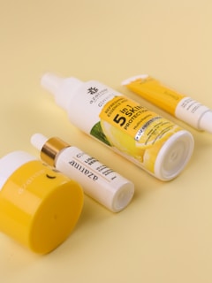 three different types of lip bales on a table