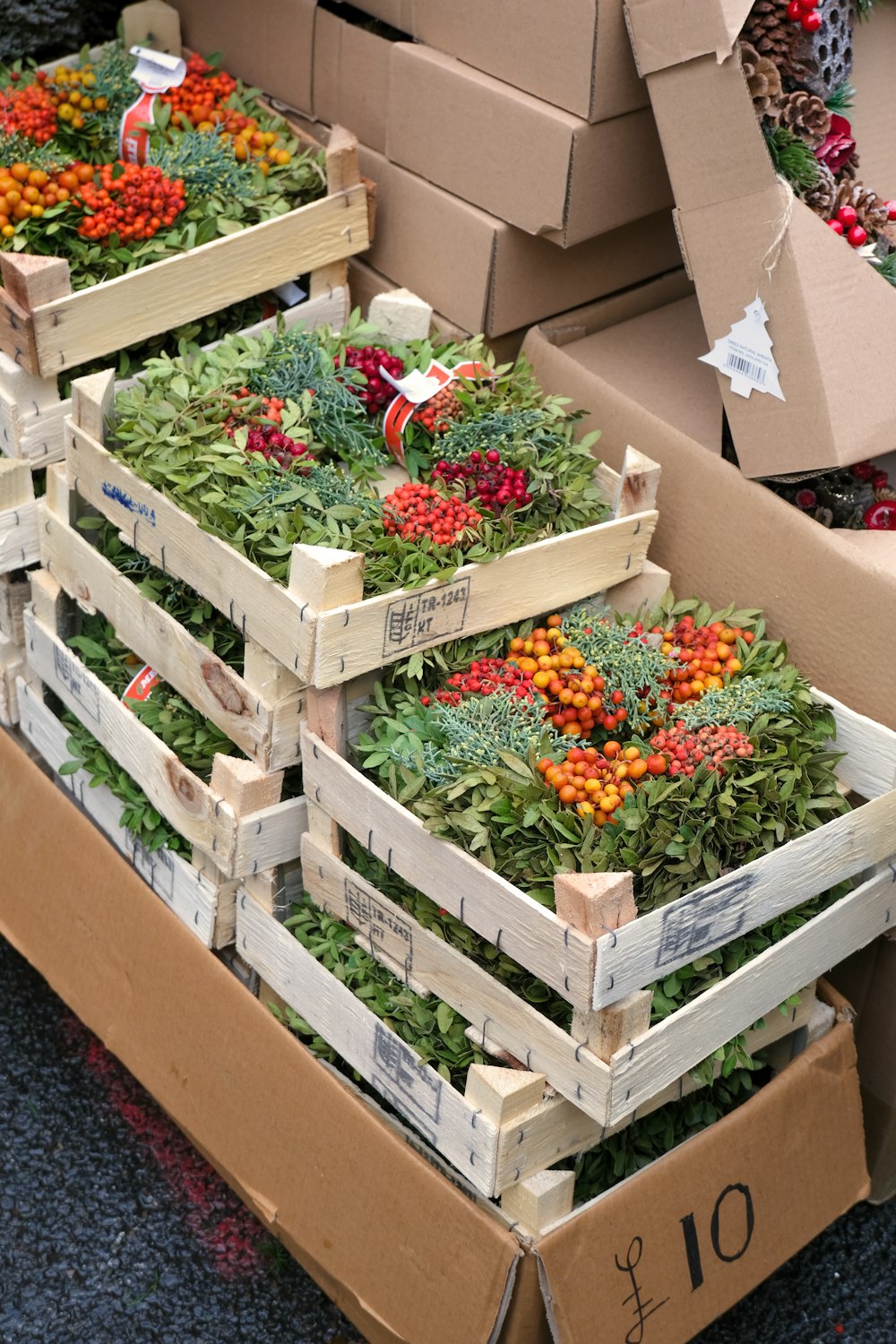 a box filled with lots of different types of vegetables