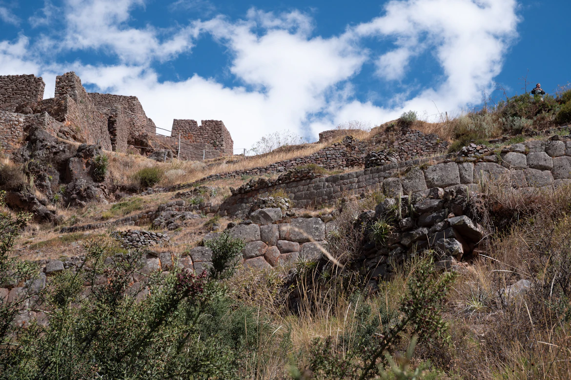 Traditional stone streets and Inca walls of Cusco