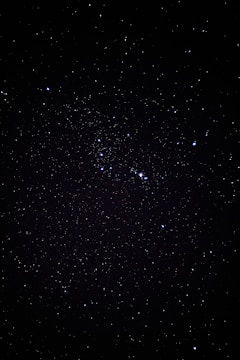 A night sky filled with stars, inspiring endless possibilities.