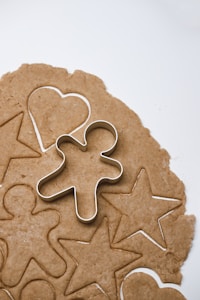 Homemade gingerbread man 