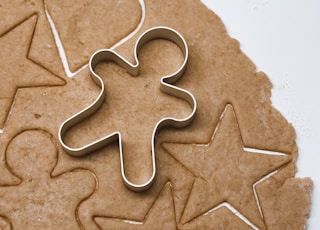 Homemade gingerbread man 