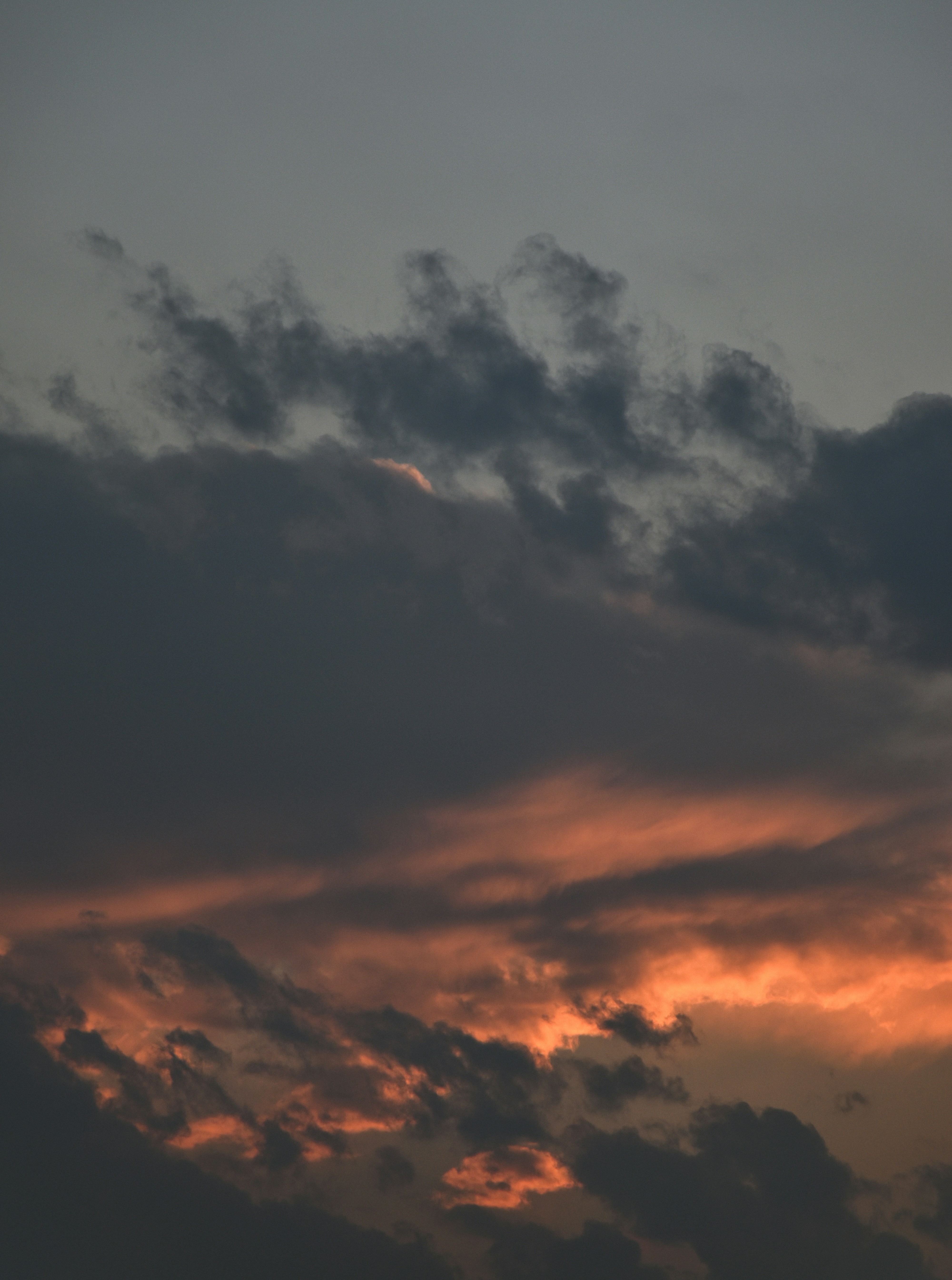 a plane flying in the sky at sunset
