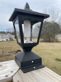 Elegant post lanterns enhancing outdoor ambiance.